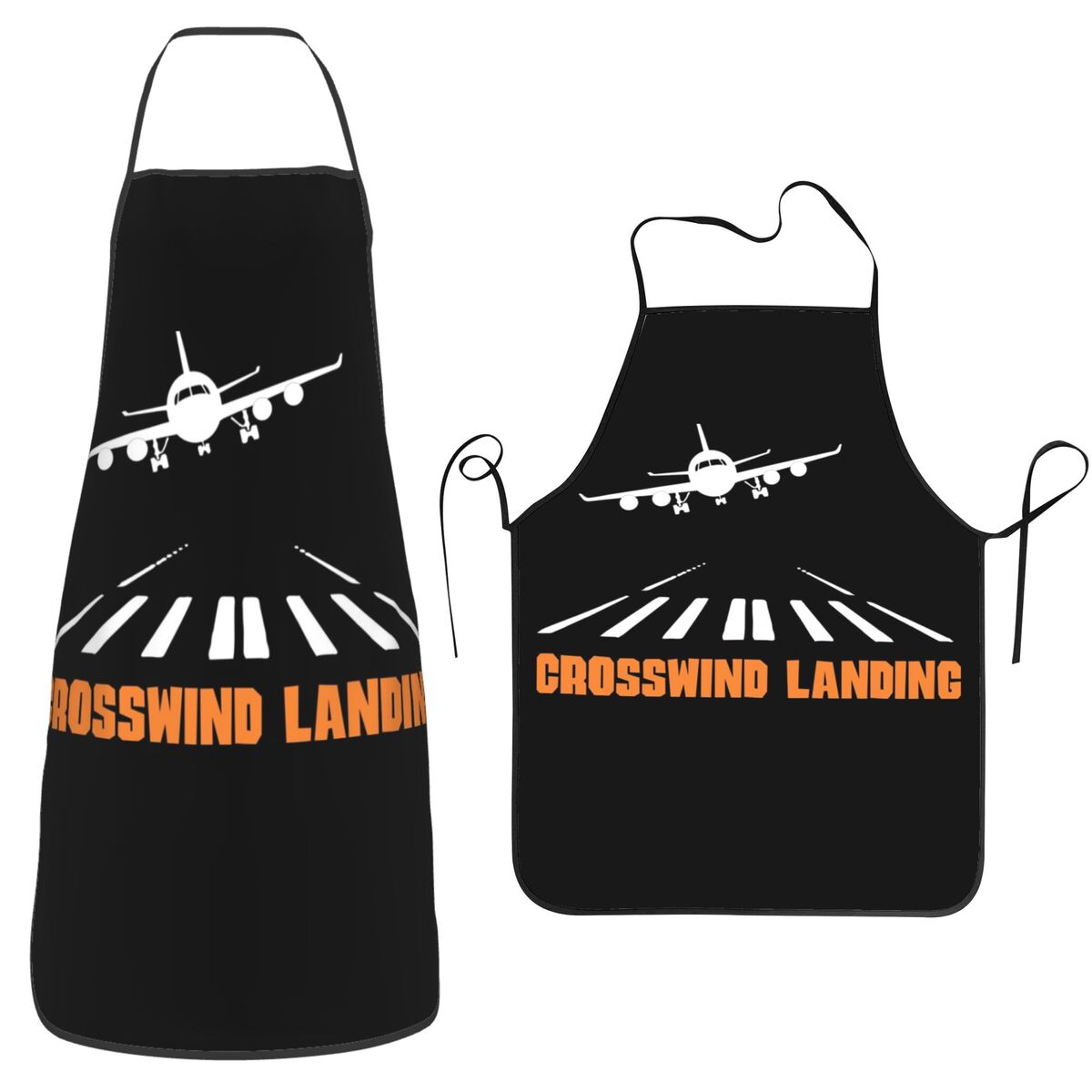 Kitchen Baking Island - Airplane Crosswind Landing Apron Chef Cooking