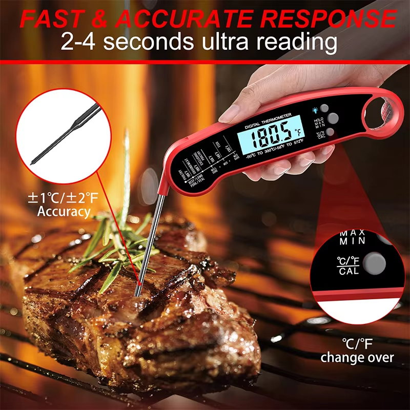 Kitchen Baking Utensil - Digital Meat Thermometer High Accuracy Instant