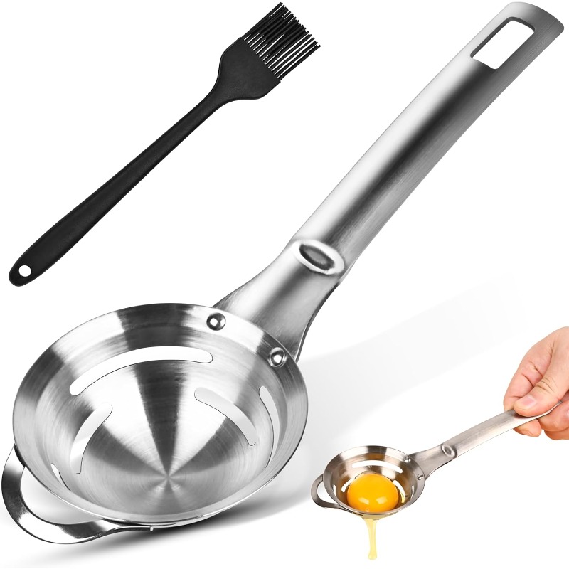 Kitchen Baking Must Haves - Quick Raw Egg Separator (Stainless Steel)