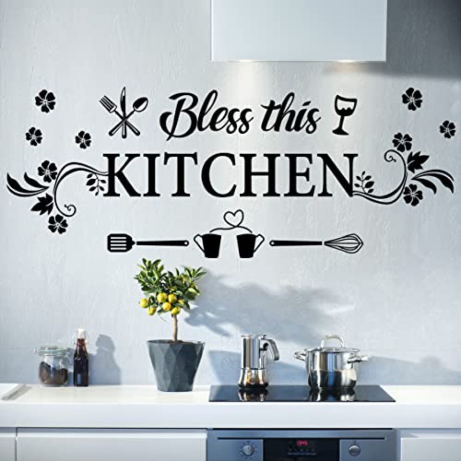Kitchen Baking Wall Art - Kitchen Quotes Wall Decor Sticker -