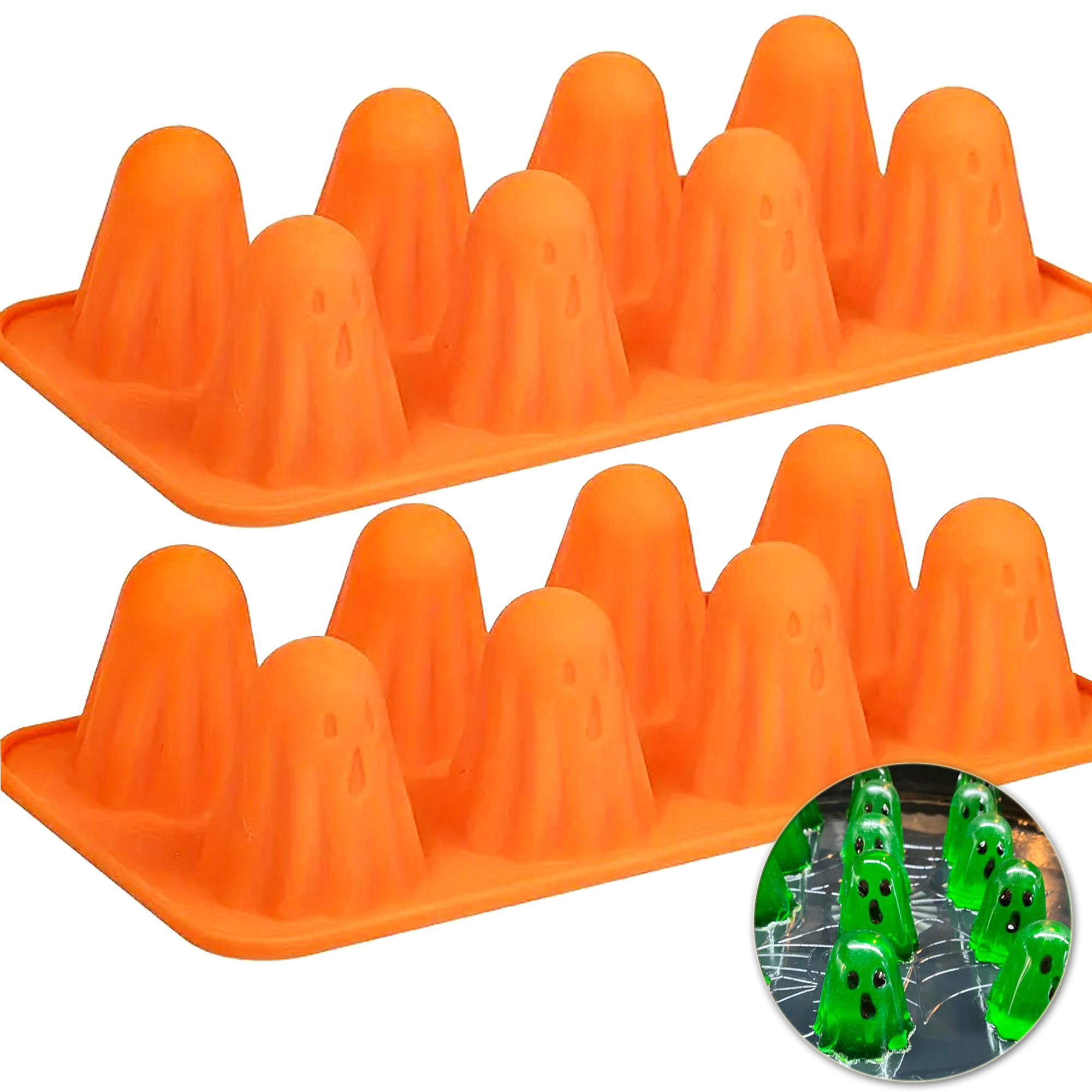Kitchen Baking Molds - 1 Pack Silicone Halloween Candy Mold