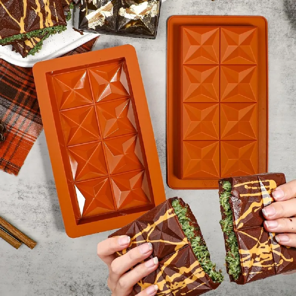 Kitchen Baking Molds - Chocolate Bar Mold - Non-Stick Chocolate