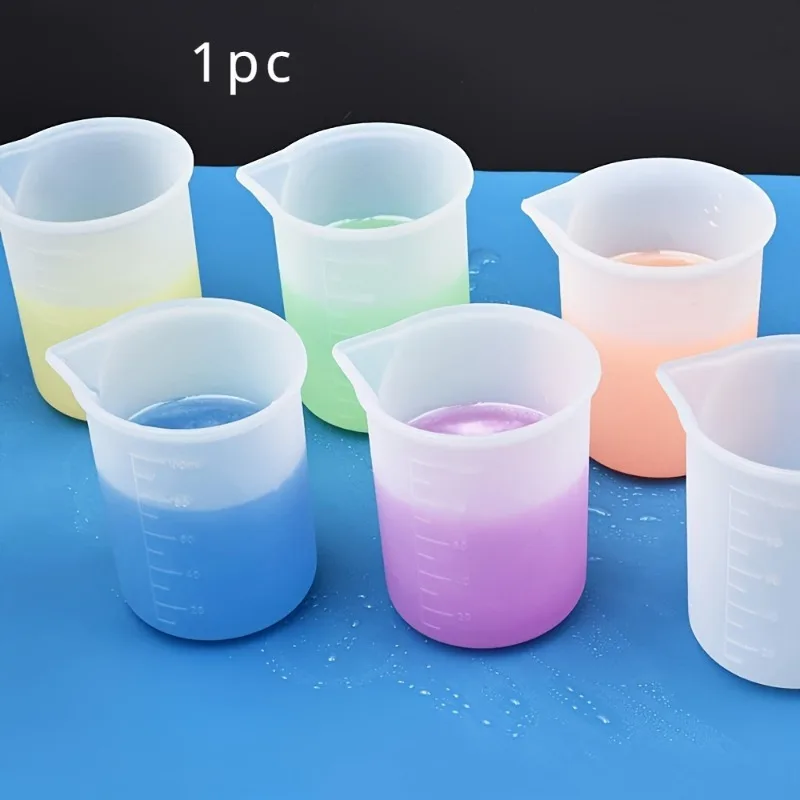 Kitchen Baking Aid - 1pc Silicone Measuring Cup - Precise