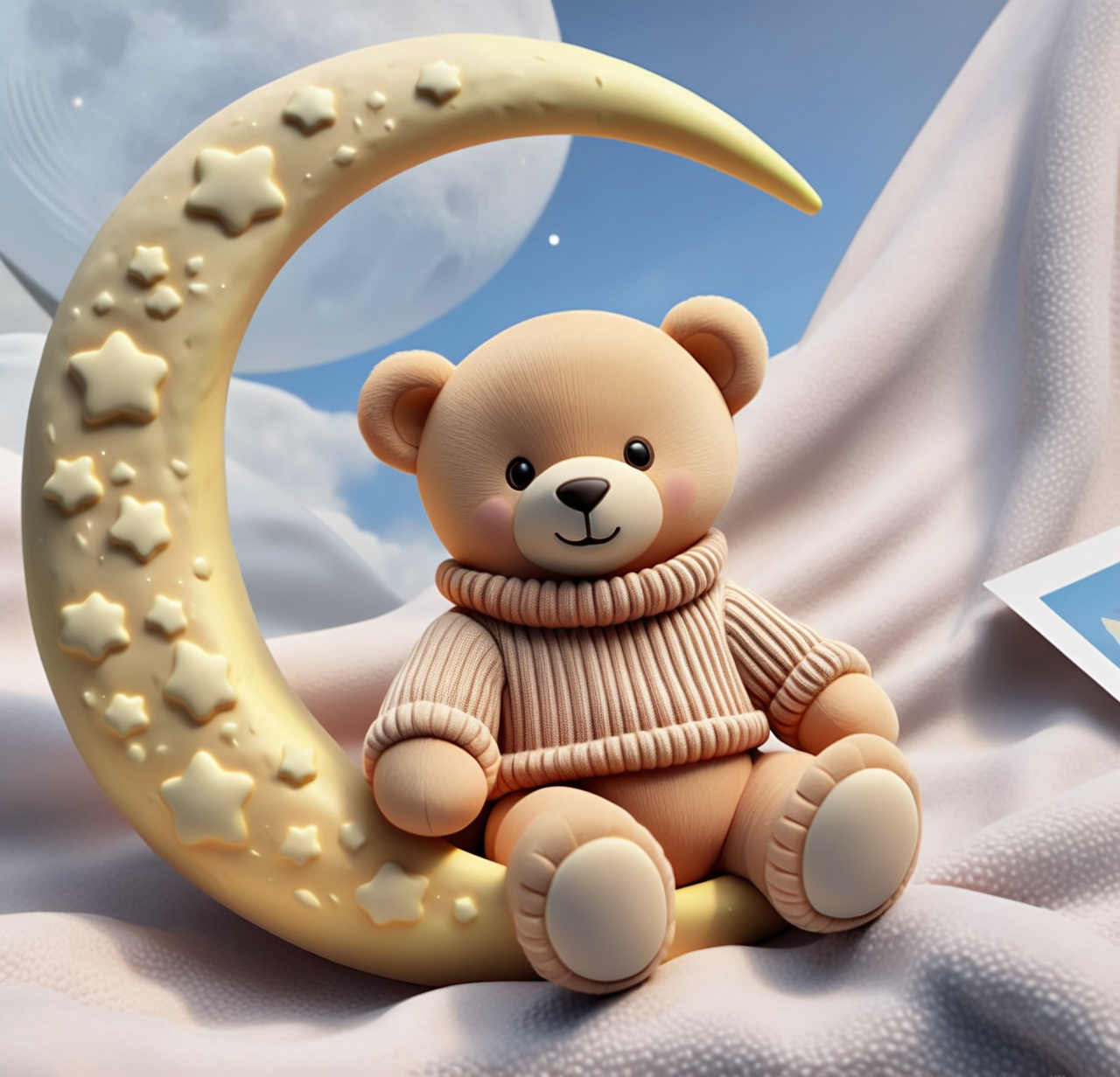 Kitchen Baking Molds - 【Star and Moon Sweater Bear Silicone