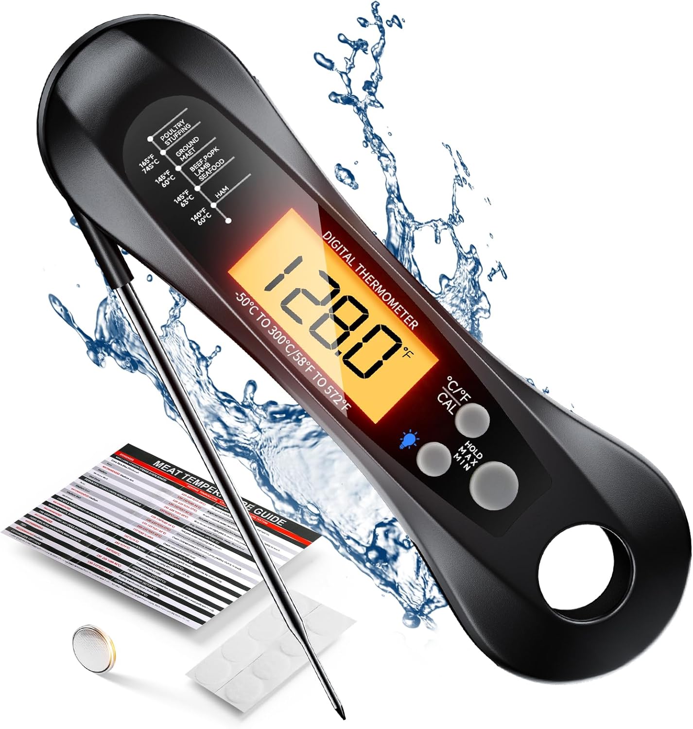 Digital Meat Thermometer Water – Kitchen Baking Utensil recenzja i cena