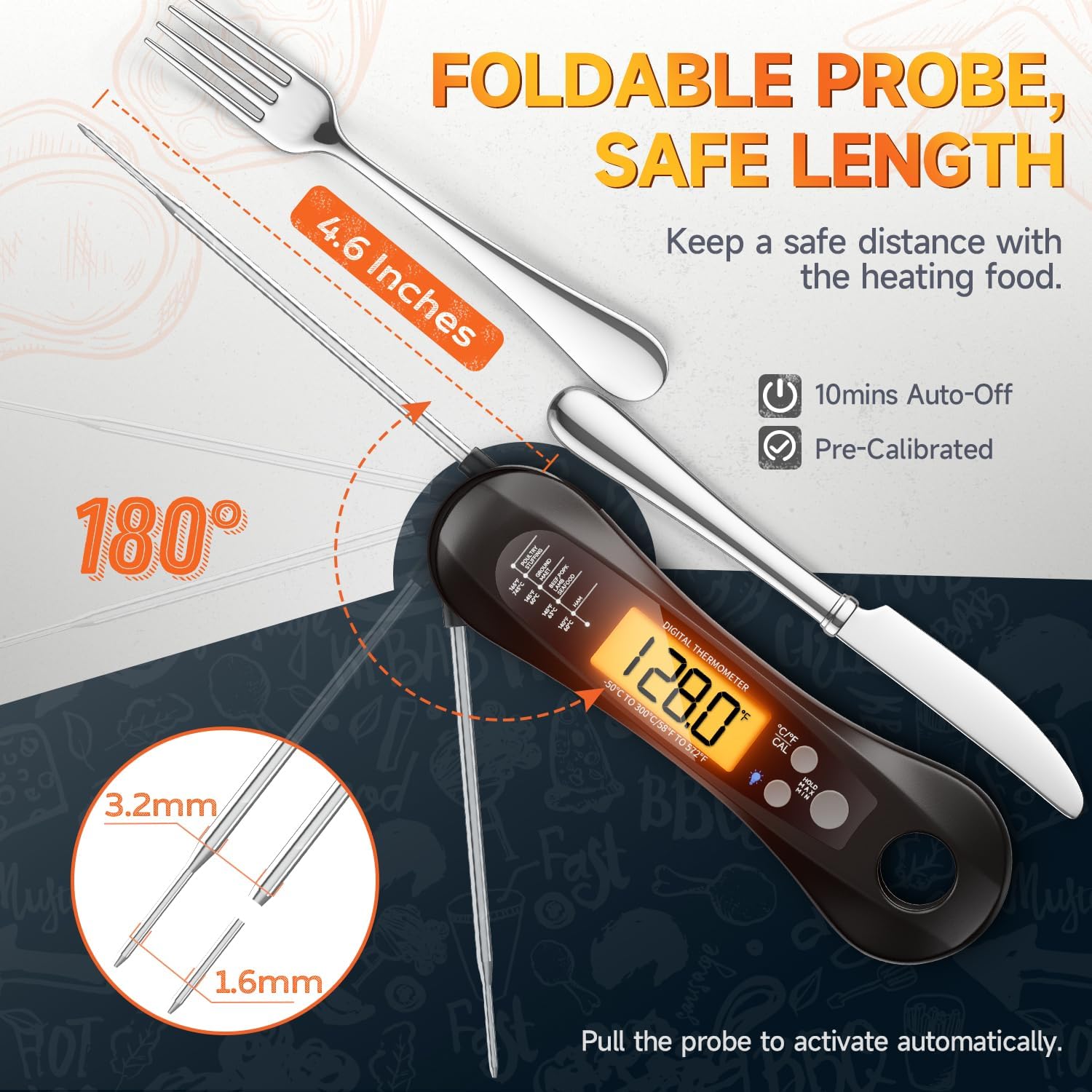 Digital Meat Thermometer Water – Kitchen Baking Utensil recenzja i cena