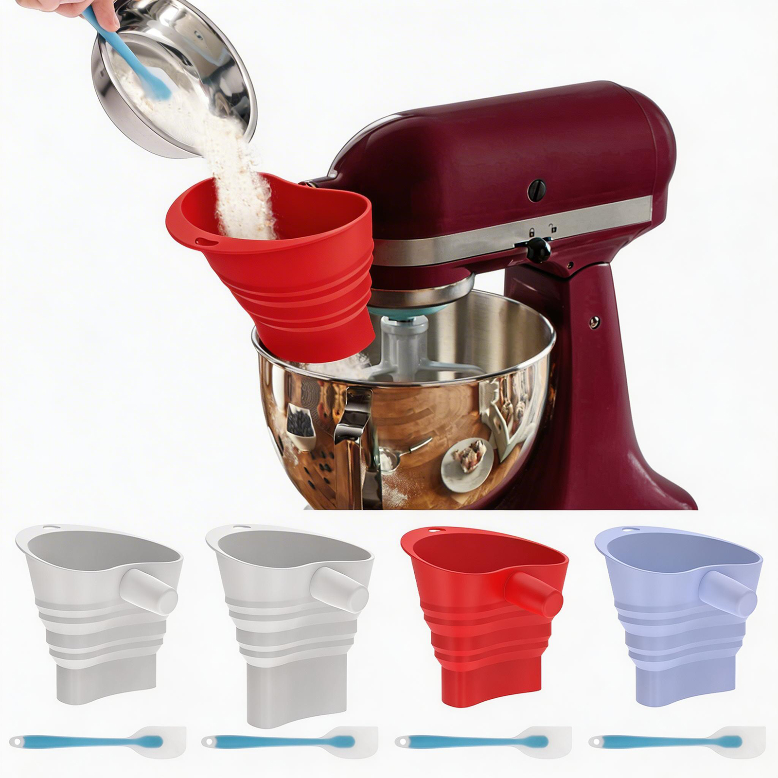 Flour Funnel Kitchen Aid Mixer – Kitchen Baking Aid recenzja i cena