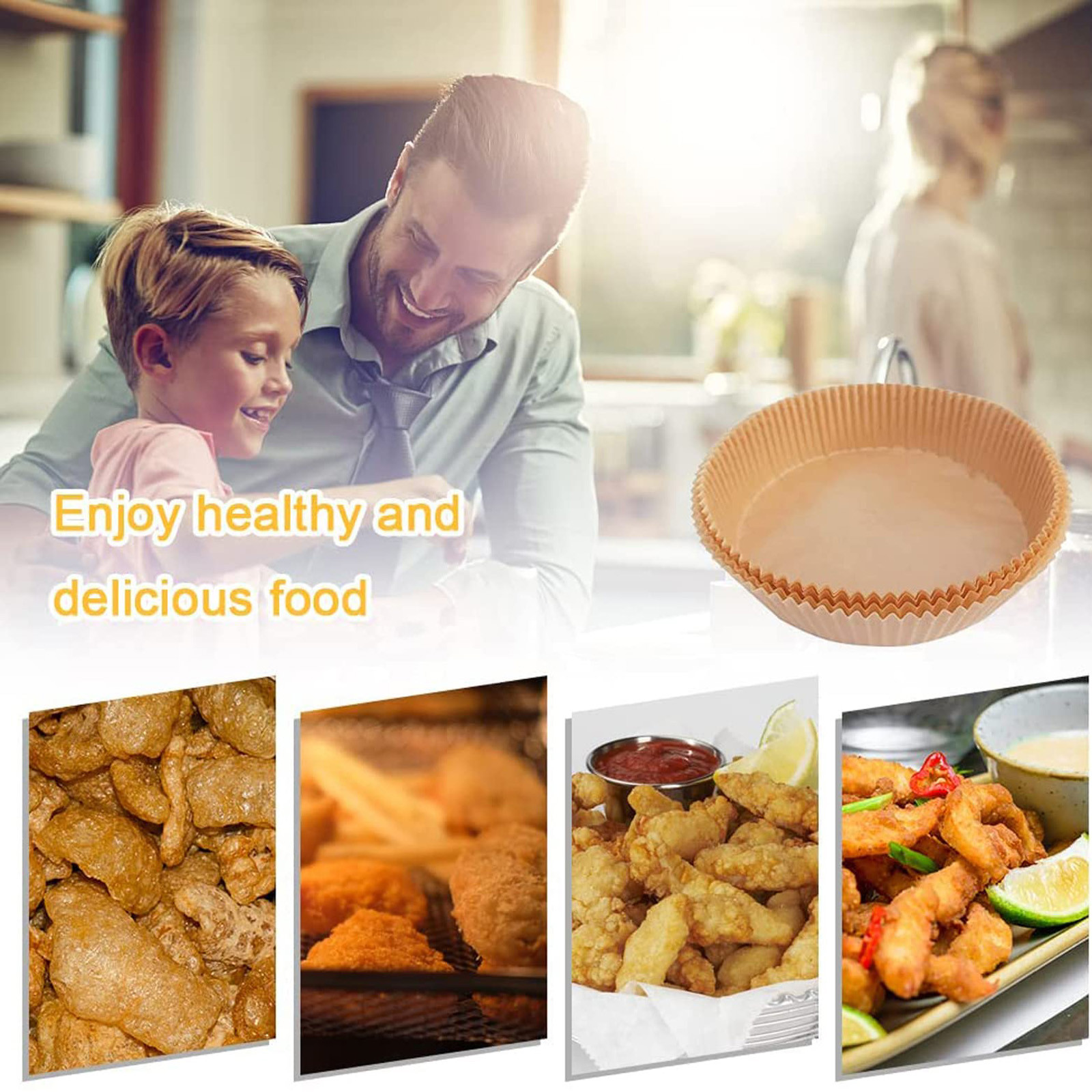 10pc Natural Air Fryer Liners  – Kitchen Grade Baking Sheet recenzja i cena