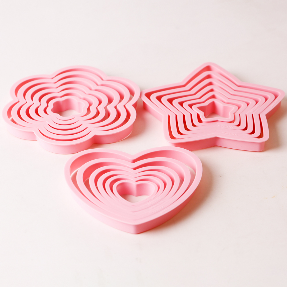 1set/3sets Pink Heart Star Flo – Kitchen Appliances For Baking recenzja i cena