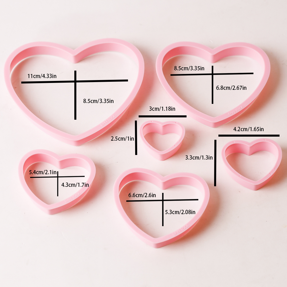 1set/3sets Pink Heart Star Flo – Kitchen Appliances For Baking recenzja i cena