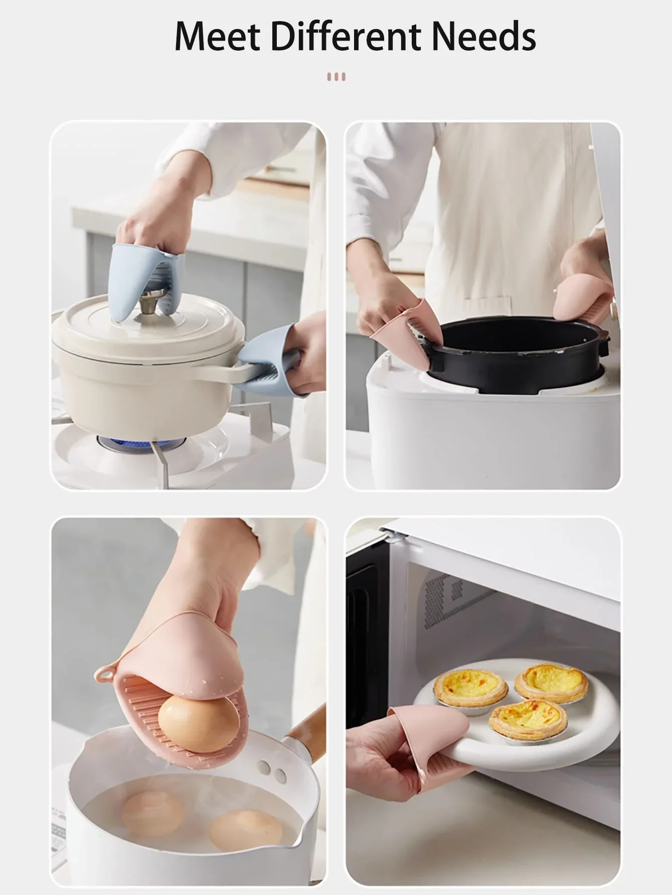 2pcs Silicone Heat Resistant G – Kitchen Baking Must Haves recenzja i cena