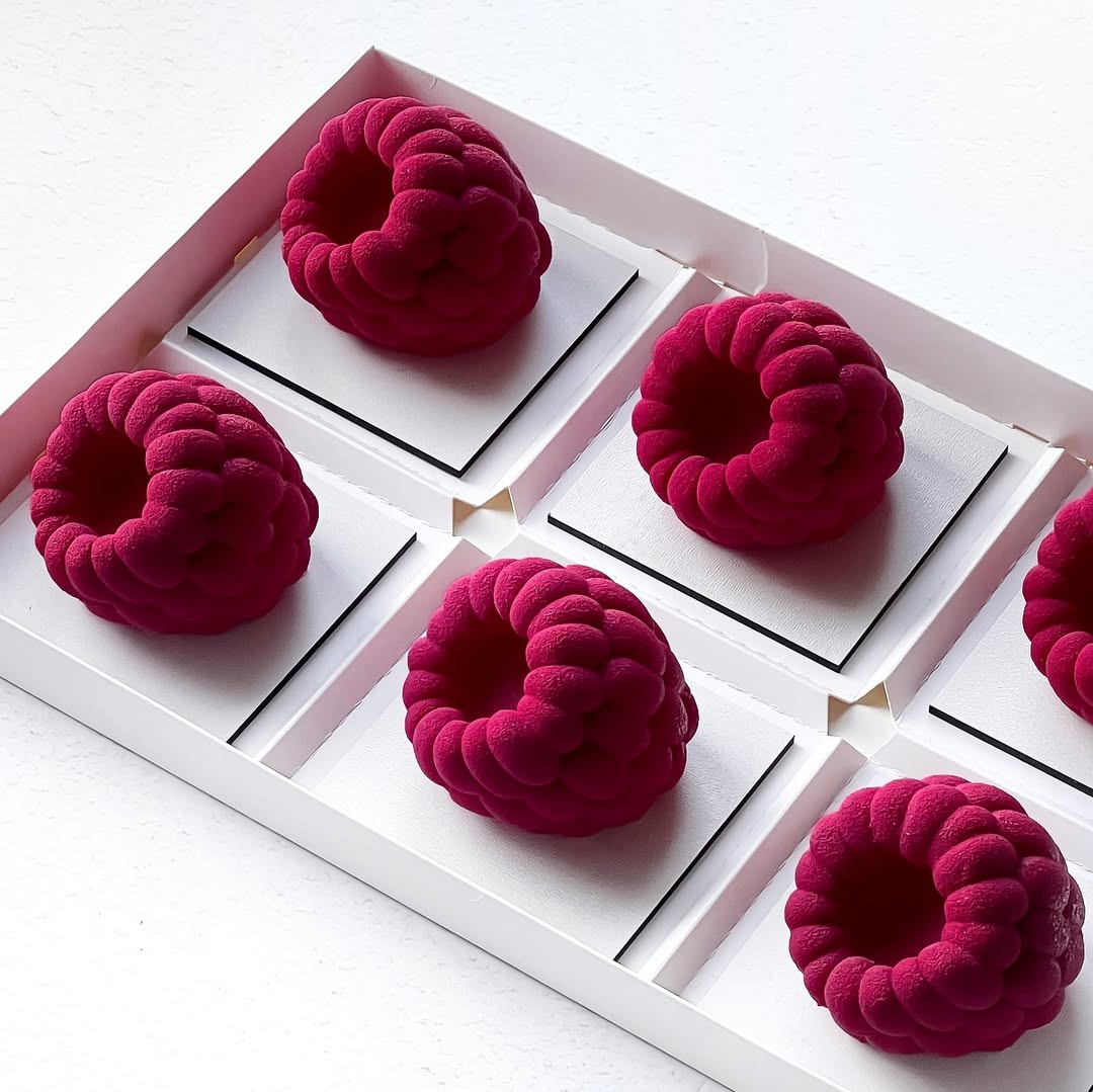 6/12/24-Cell Raspberry Design  – Kitchen Appliances For Baking recenzja i cena