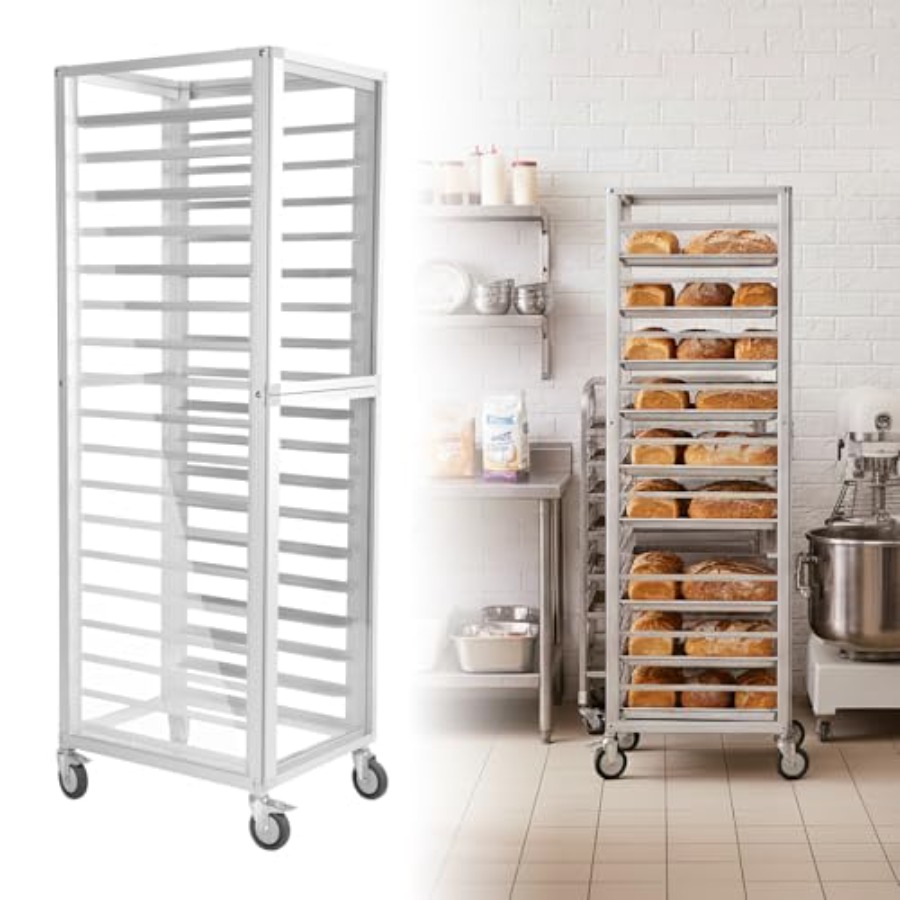 Commercial bakery rack for bun – Kitchen Baking Trolley recenzja i cena