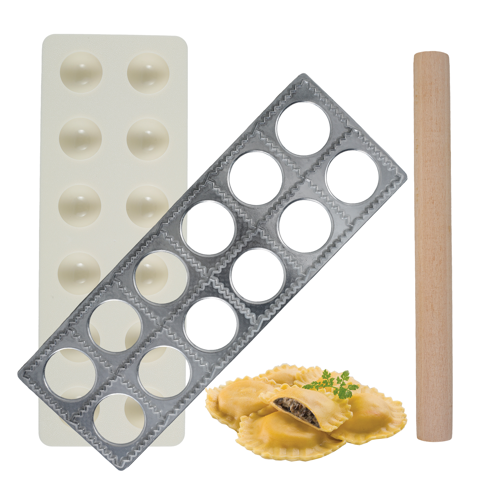 Ravioli Maker Press 10/12 Hole – Kitchen Baking Aid recenzja i cena