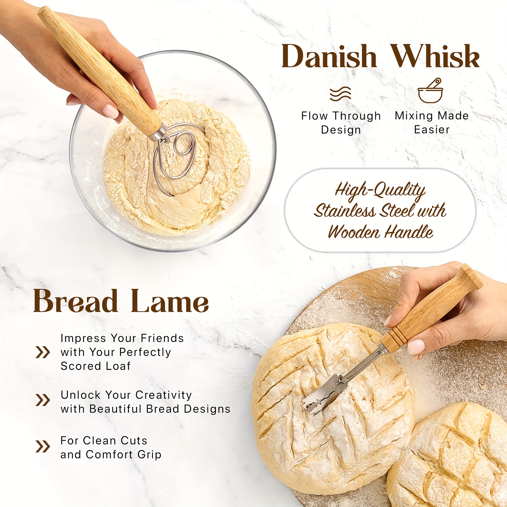 Bread Lame Danish Dough Whisk  – Bread Lame Scoring recenzja i cena