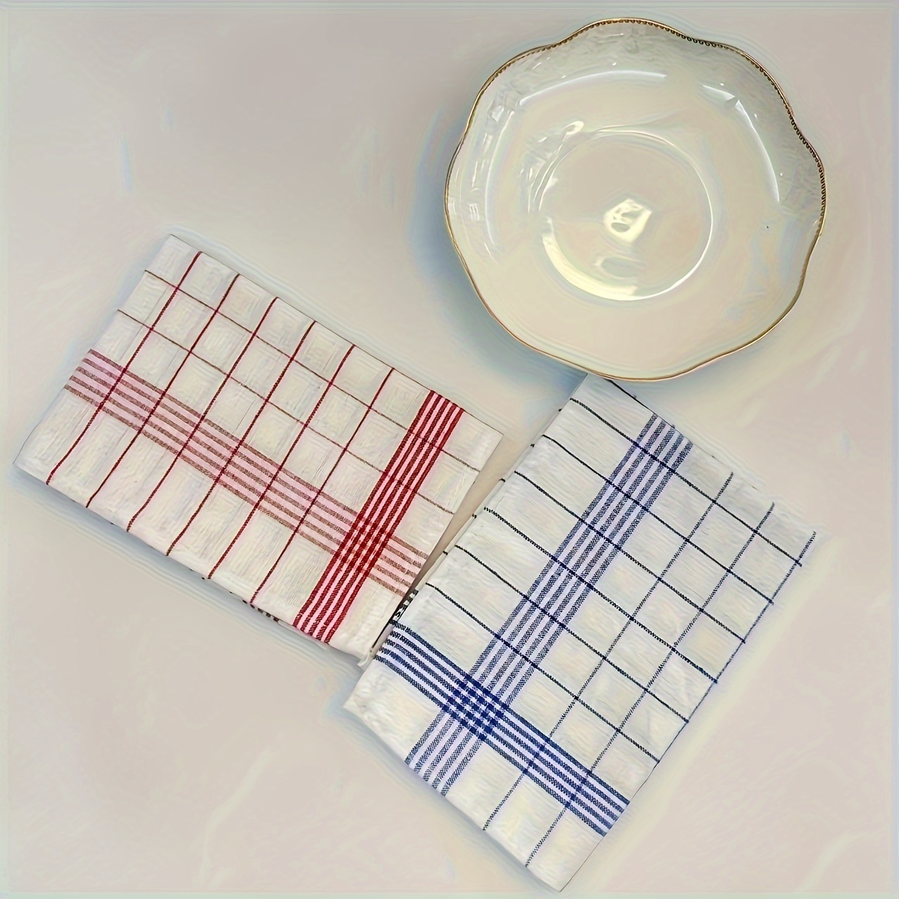 3/8Pcs, Colorful Simple Plaid  – Kitchen Baking Must Haves recenzja i cena