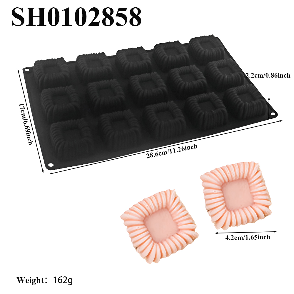 15-Cell Square Coil Texture De – Baking Kitchen Design recenzja i cena