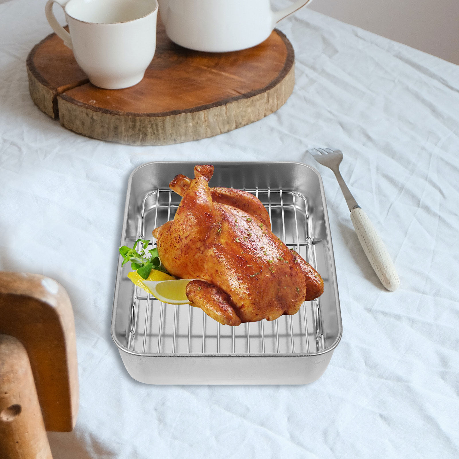 1Set Food Grade Stainless Stee – Kitchen Grade Baking Sheet recenzja i cena