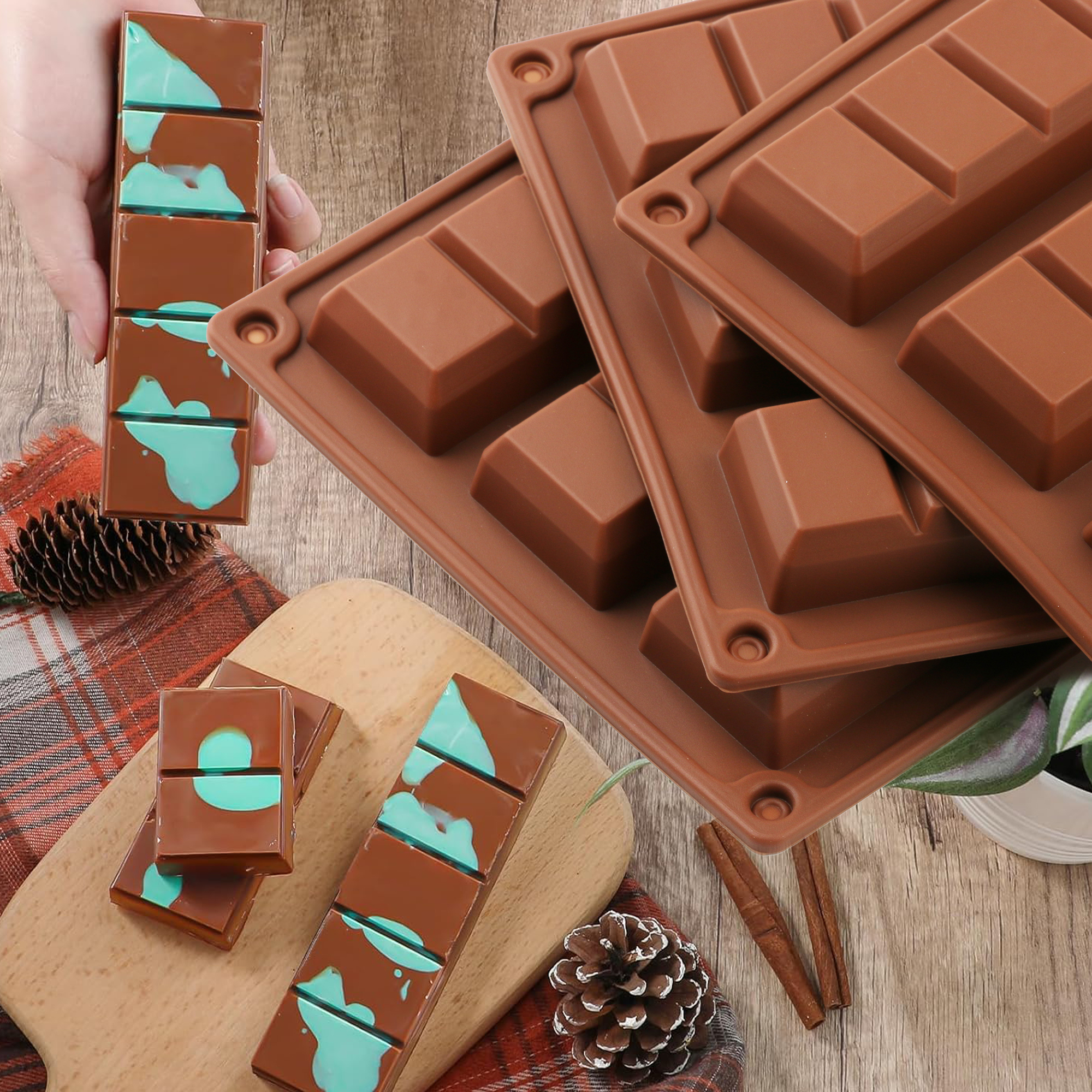 1pcs Silicone Dubai Block Choc – Kitchen Baking Molds recenzja i cena
