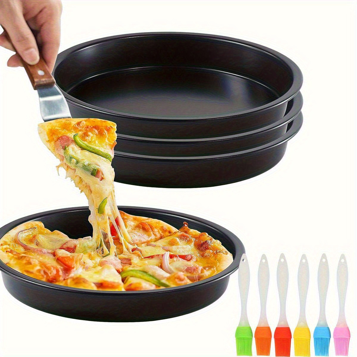 6/8/9/10inch Non-Stick Pizza T – Kitchen Baking Brush recenzja i cena