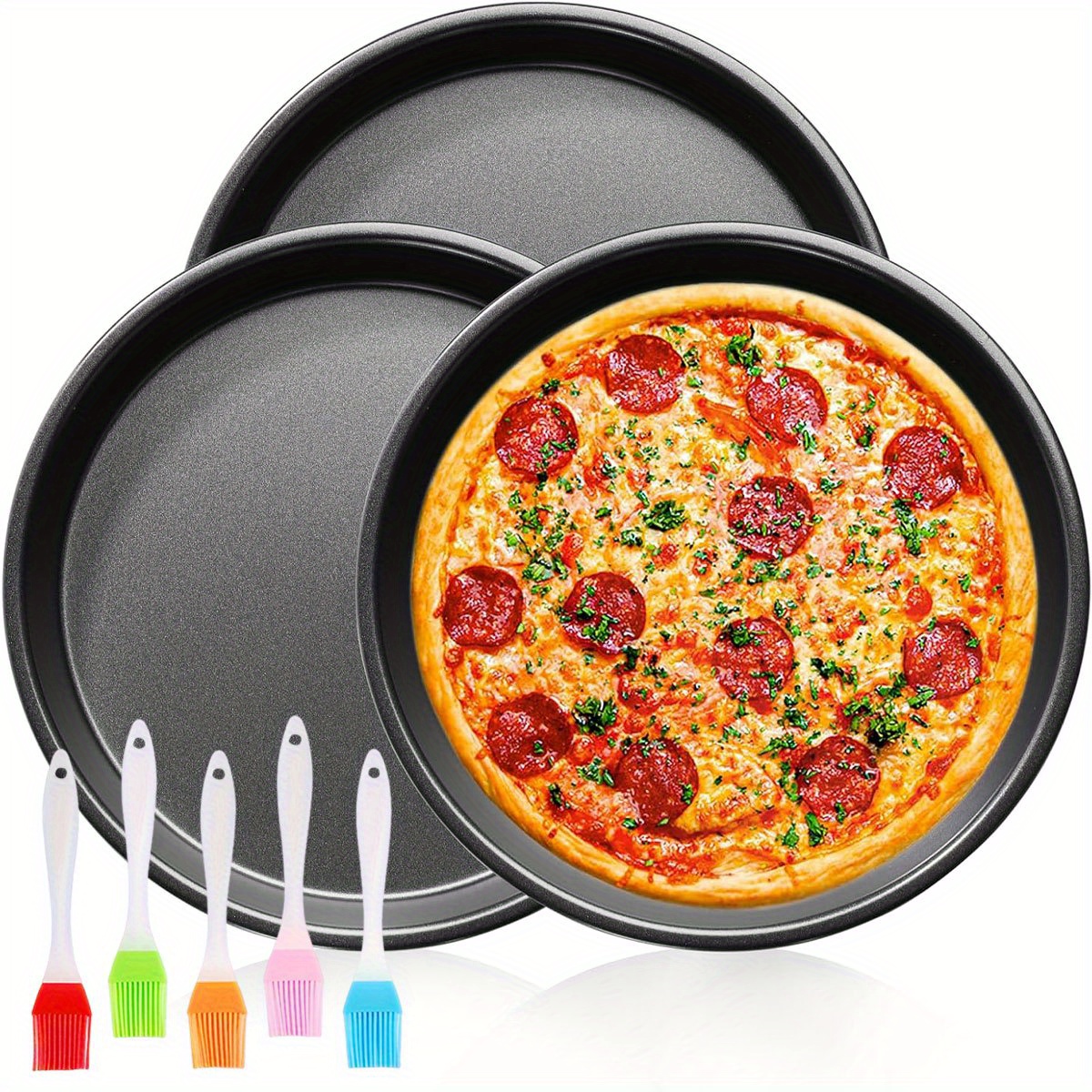 6/8/9/10inch Non-Stick Pizza T – Kitchen Baking Brush recenzja i cena