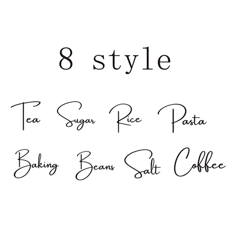 Decal Only 8Pcs Kitchen Organi – Kitchen.Baking Labels recenzja i cena