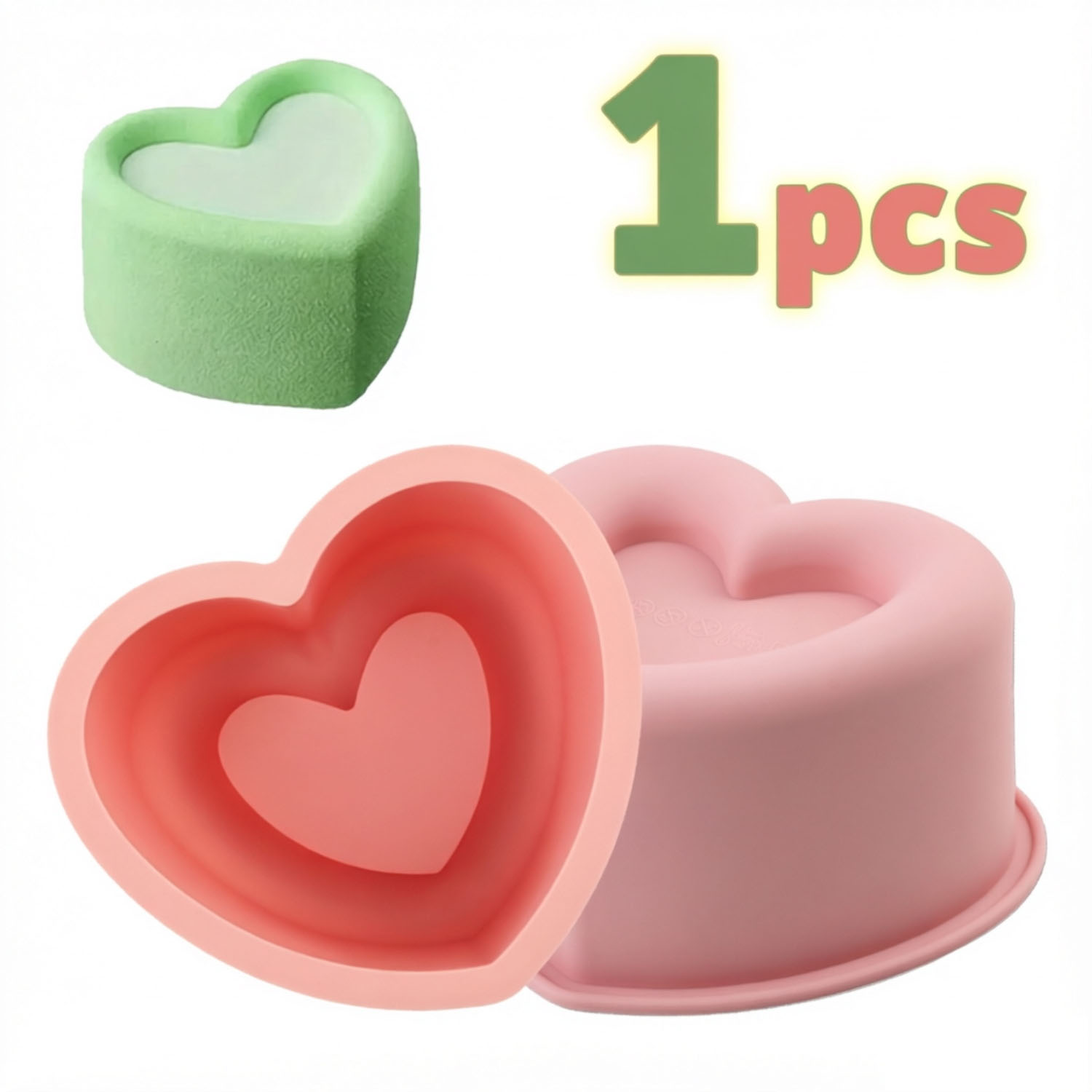 A Heart-Shaped Silicone Mold f – Kitchen Baking Must Haves recenzja i cena