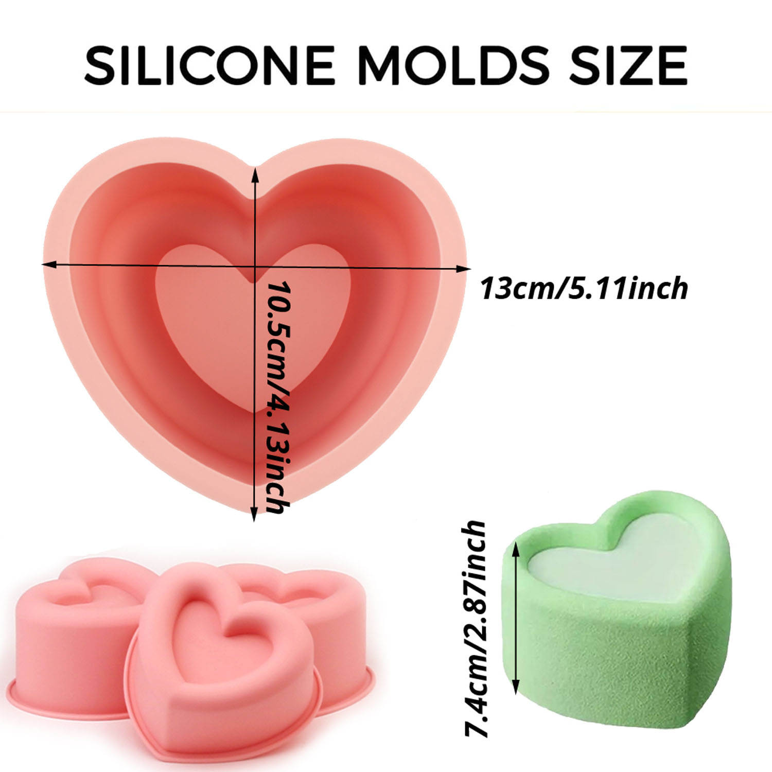 A Heart-Shaped Silicone Mold f – Kitchen Baking Must Haves recenzja i cena