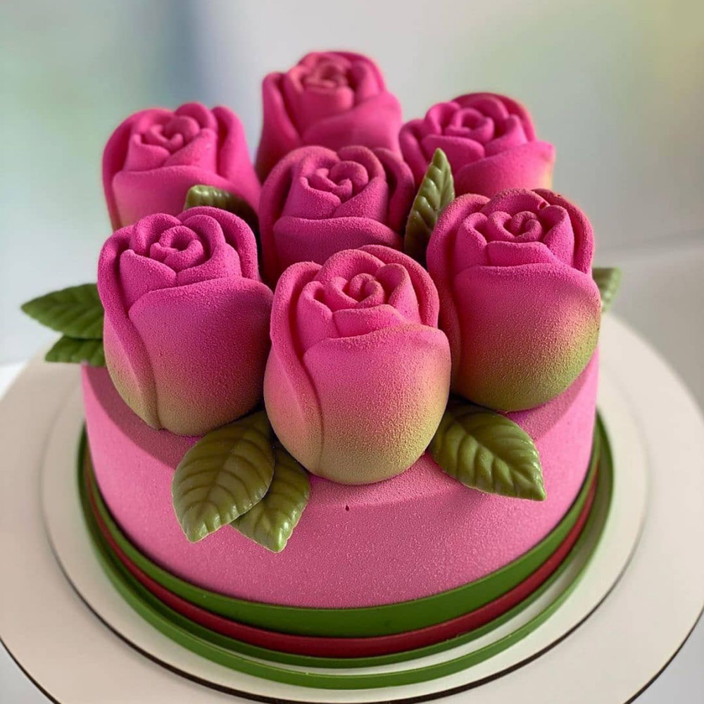 Valentine's Day 15-Cell Rose B – Baking Kitchen Design recenzja i cena