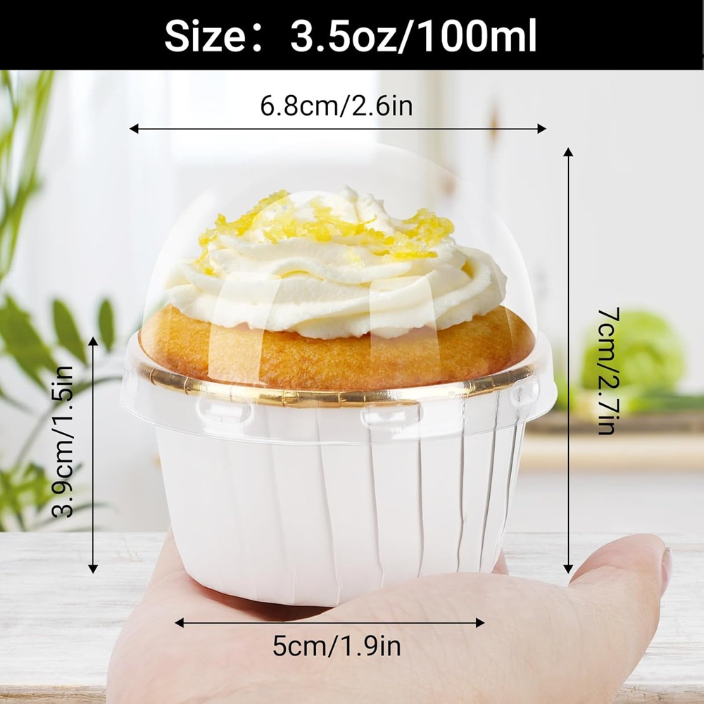 50 pcs Muffins Cup Paper Cupca – Kitchen Baking Cake recenzja i cena
