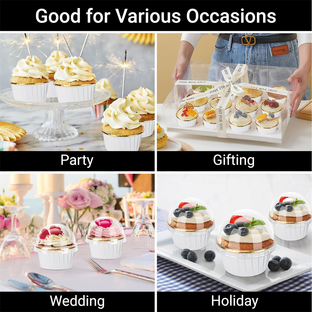 50 pcs Muffins Cup Paper Cupca – Kitchen Baking Cake recenzja i cena