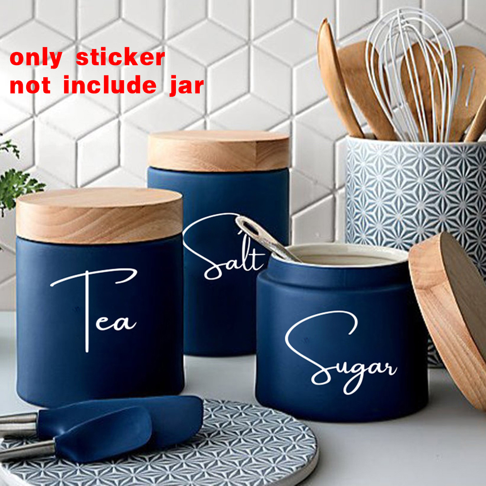 8Pcs Kitchen Organization Cani – Kitchen.Baking Labels recenzja i cena