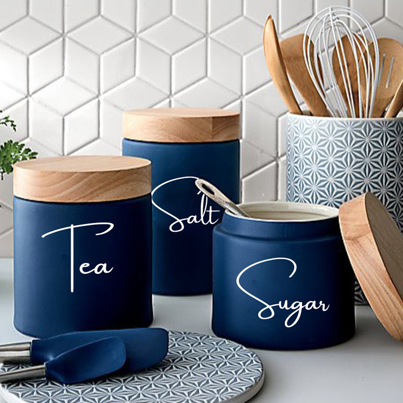 8Pcs Kitchen Organization Cani – Kitchen.Baking Labels recenzja i cena