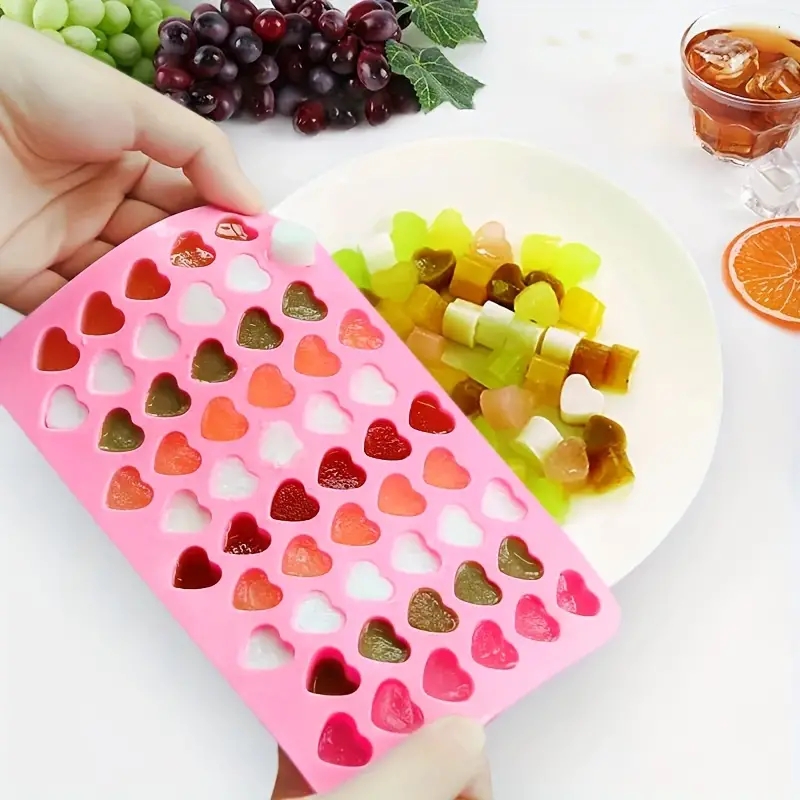 55 Mini Heart Shapes Silicone  – Kitchen Appliances For Baking recenzja i cena