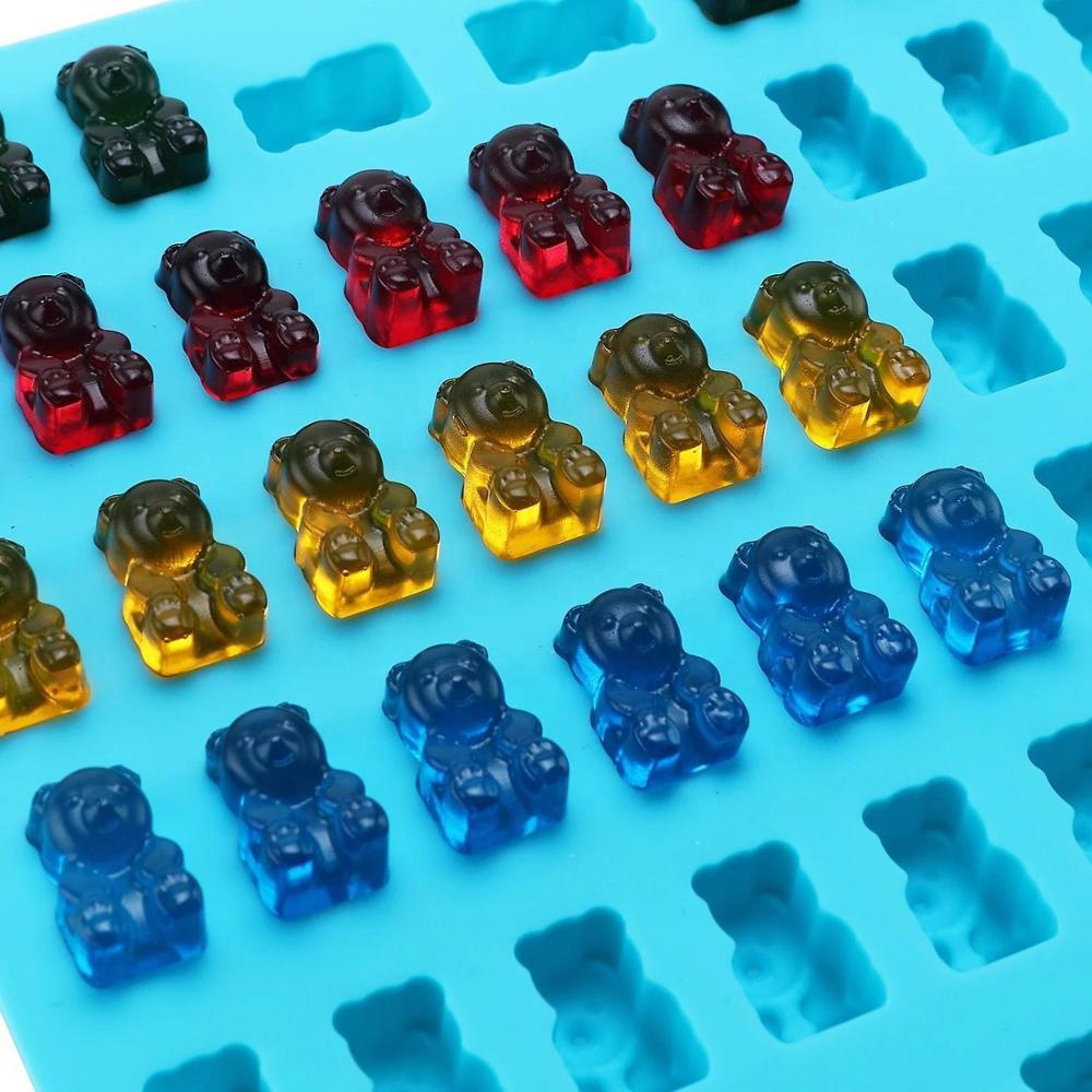 50Grids Gummy Bear Mold Silico – Kitchen Appliances For Baking recenzja i cena