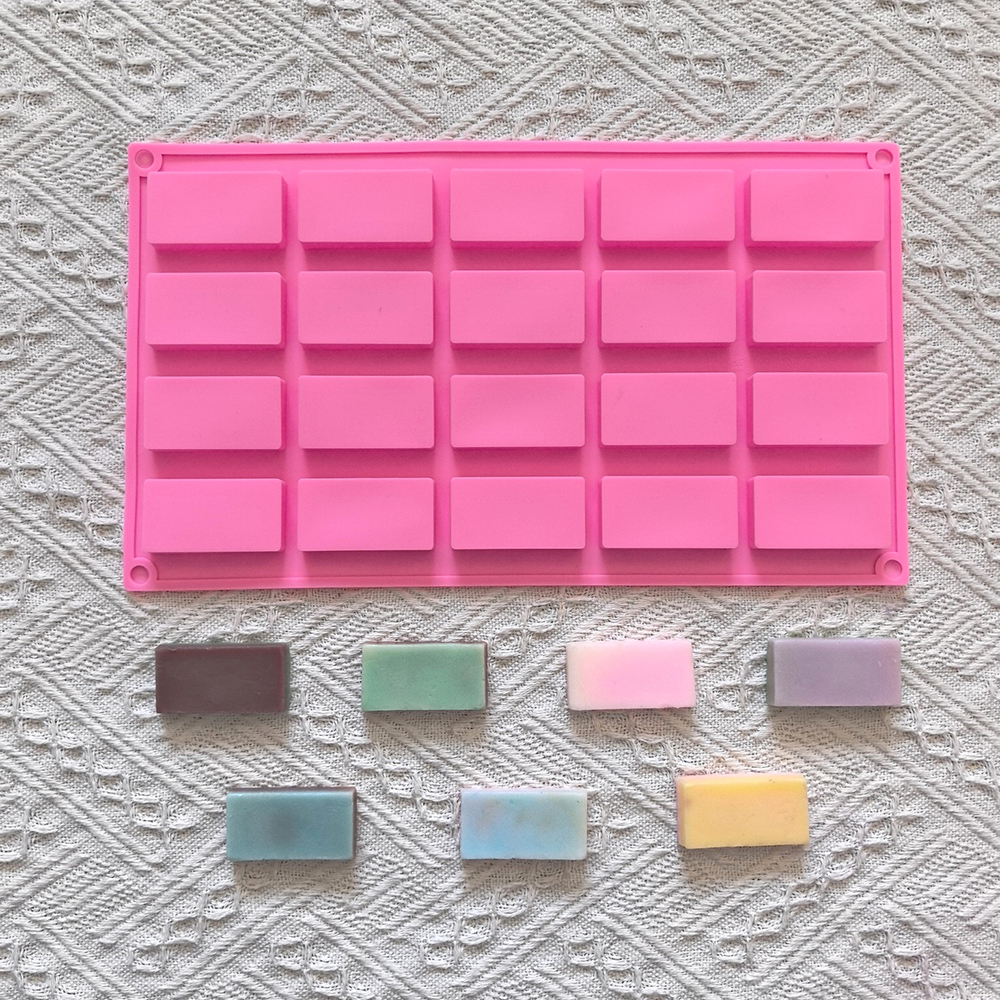 1pc 20 cavity rectangular sili – Kitchen Baking Molds recenzja i cena