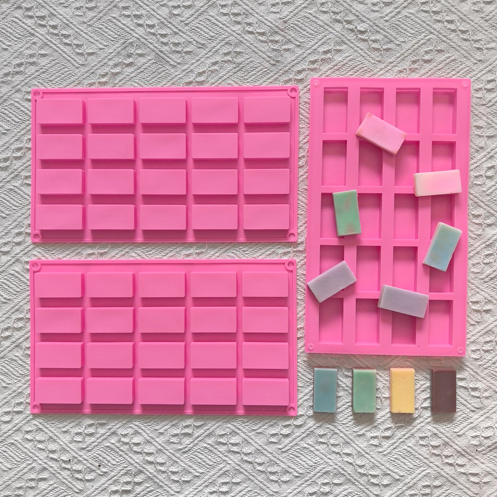 1pc 20 cavity rectangular sili – Kitchen Baking Molds recenzja i cena