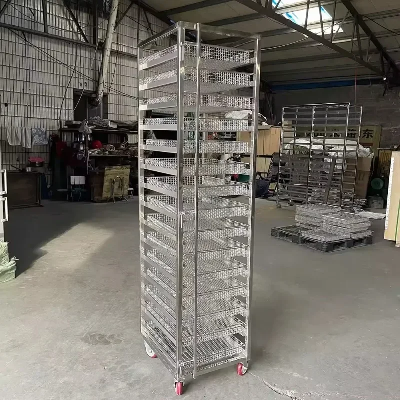 Bakery Stainless Steel 15 Laye – Kitchen Baking Trolley recenzja i cena