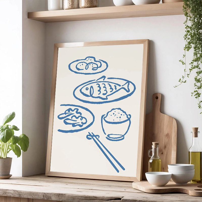 Modern and Cute Simple Baking  – Kitchen Baking Wall Art recenzja i cena