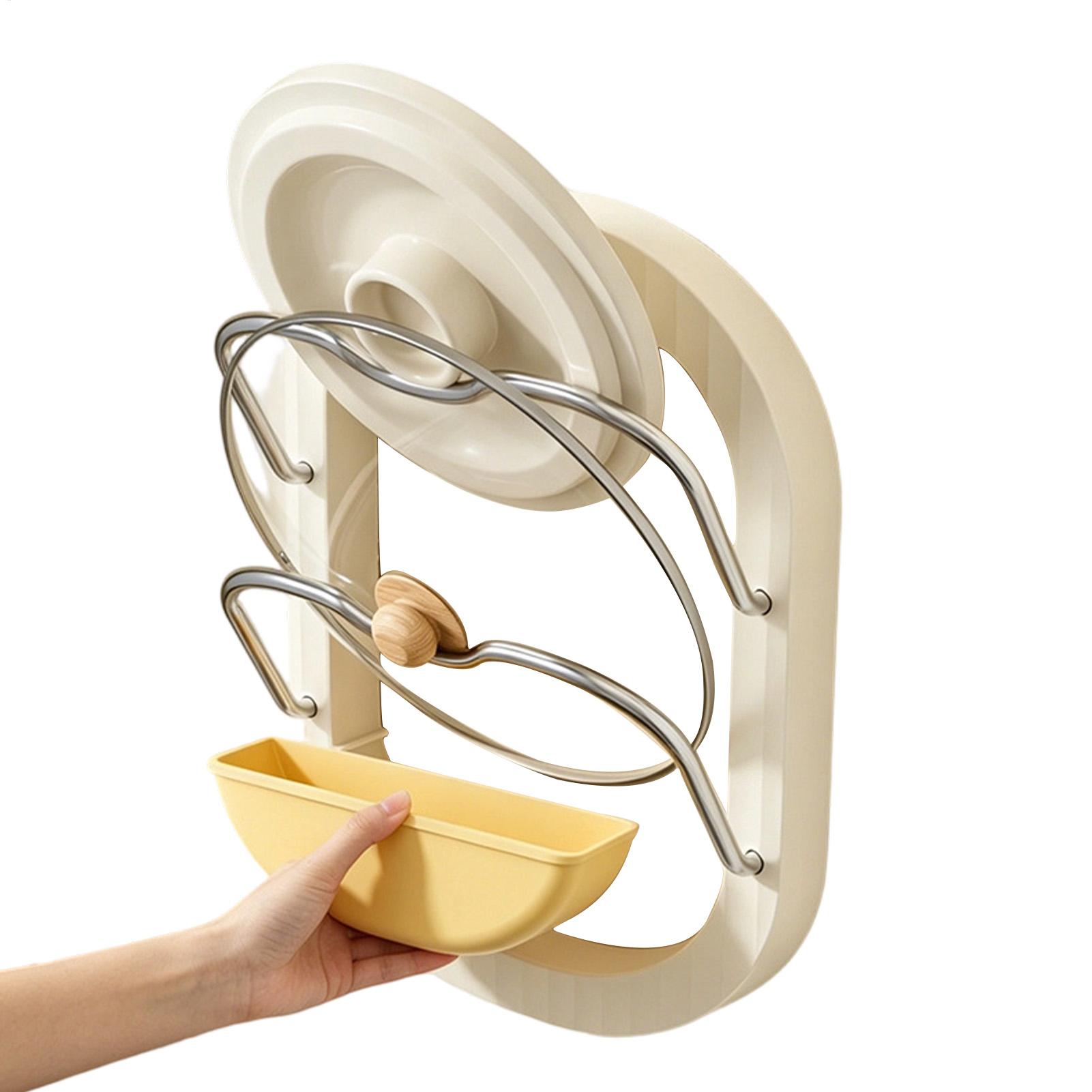 Pot Lid Rack 2-Tier Wall Mount – Kitchen Baking Cupboard recenzja i cena
