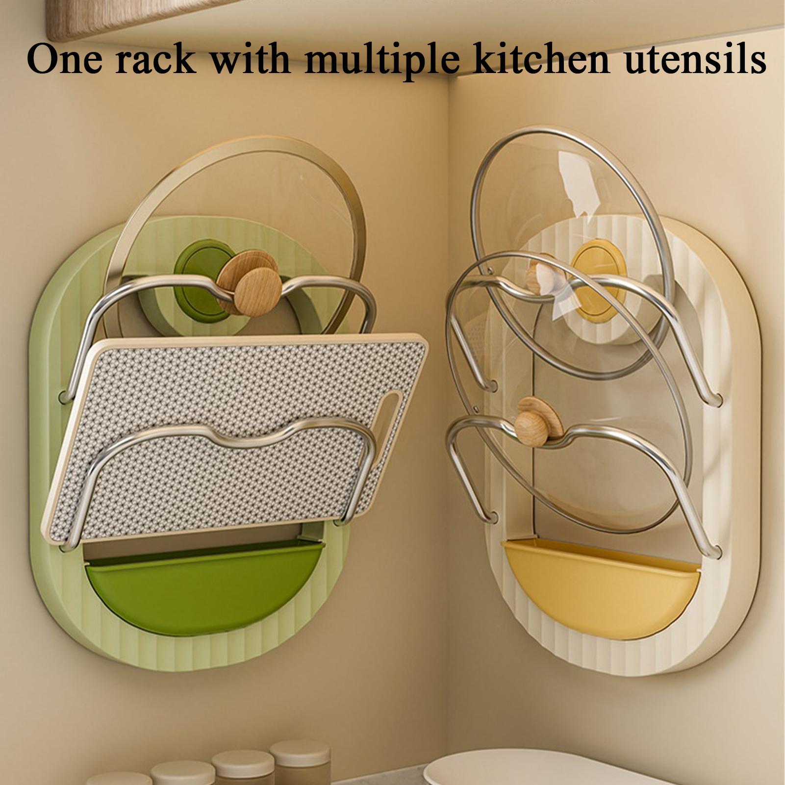 Pot Lid Rack 2-Tier Wall Mount – Kitchen Baking Cupboard recenzja i cena
