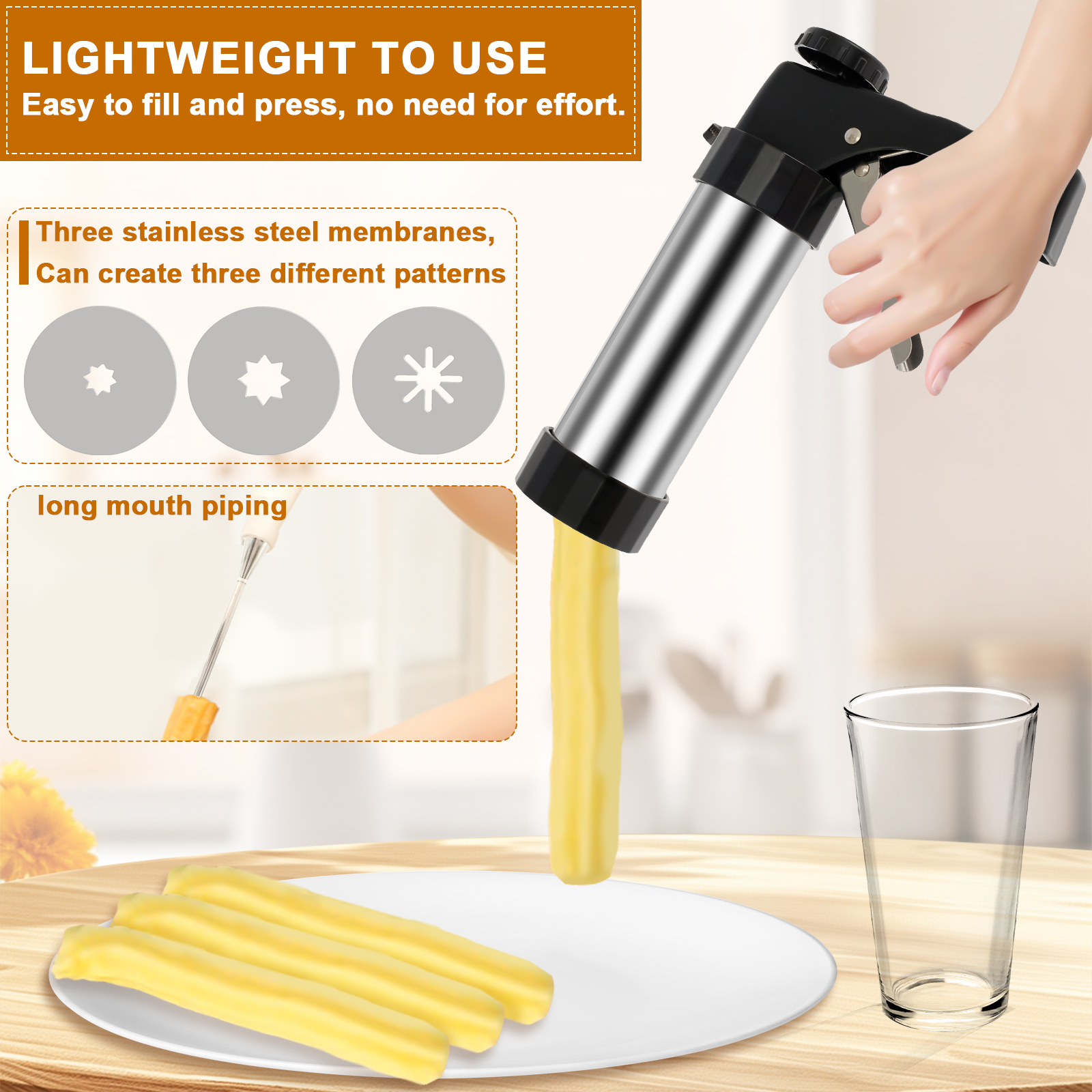 Churrera Churro Maker Machine  – Kitchen Appliances For Baking recenzja i cena