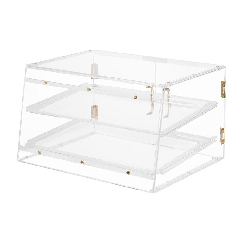 Bakery Display Case, 2-Tier Co – Kitchen Baking Cake recenzja i cena