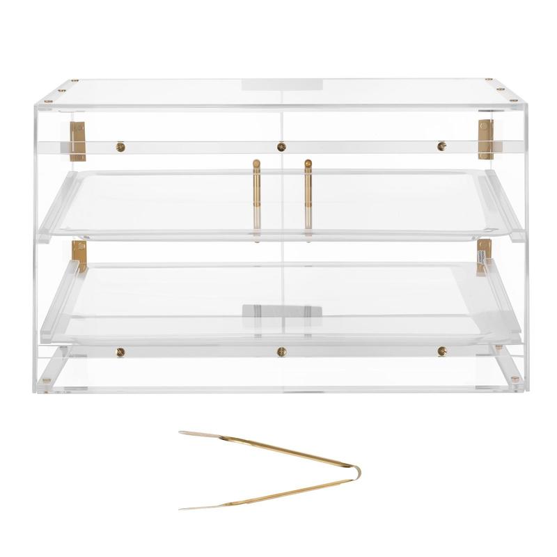 Bakery Display Case, 2-Tier Co – Kitchen Baking Cake recenzja i cena