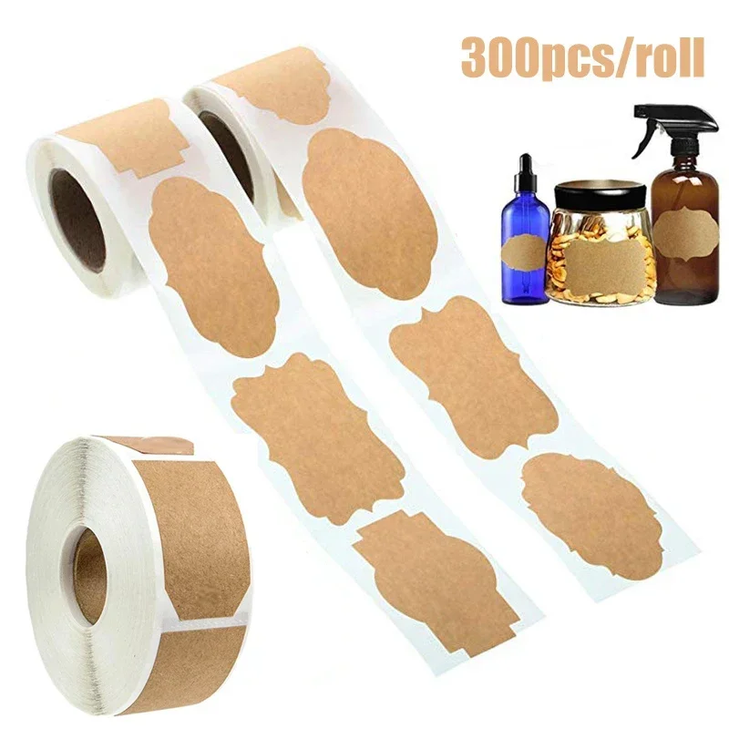 300Pcs Kraft Sticker Handwritt – Kitchen.Baking Labels recenzja i cena