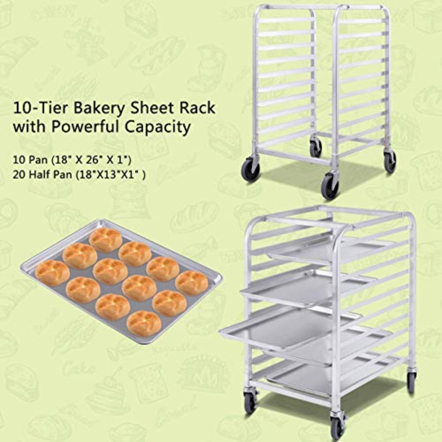 Commercial kitchen bakery rack – Kitchen Baking Trolley recenzja i cena