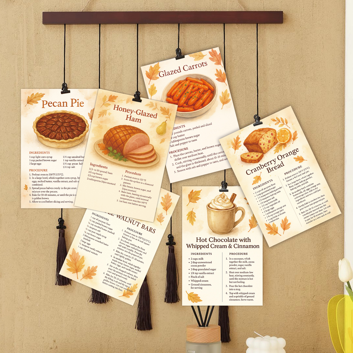 20pcs Vintage Food Recipe Wall – Kitchen Baking Wall Art recenzja i cena