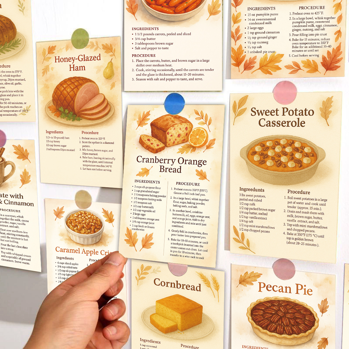 20pcs Vintage Food Recipe Wall – Kitchen Baking Wall Art recenzja i cena