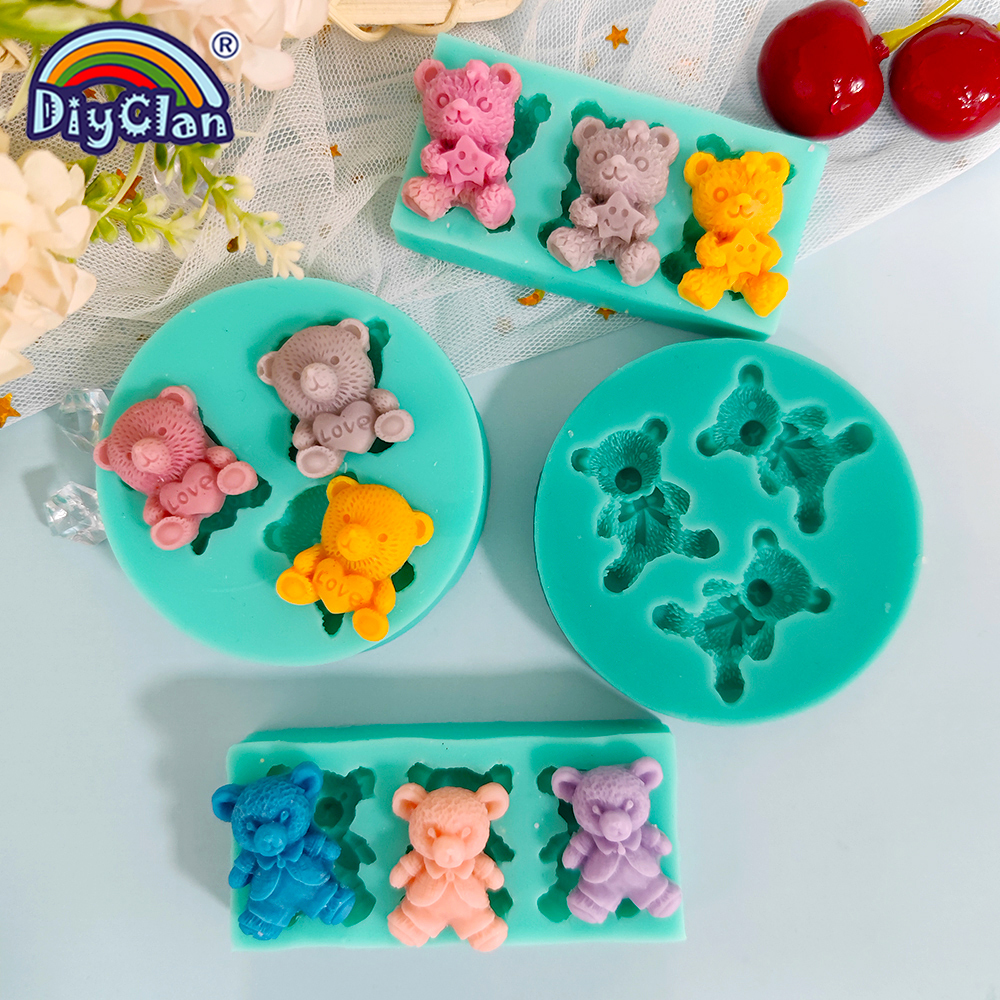 Cute Mini Bear Silicone Mold F – Kitchen Appliances For Baking recenzja i cena