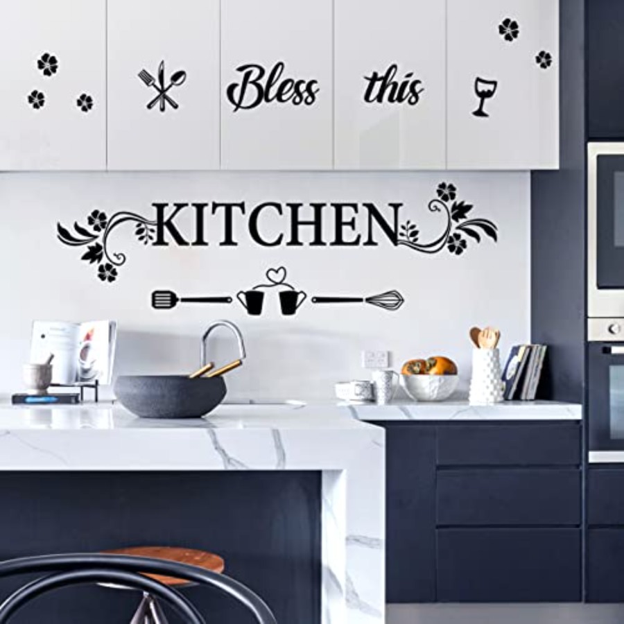 Kitchen Quotes Wall Decor Stic – Kitchen Baking Wall Art recenzja i cena